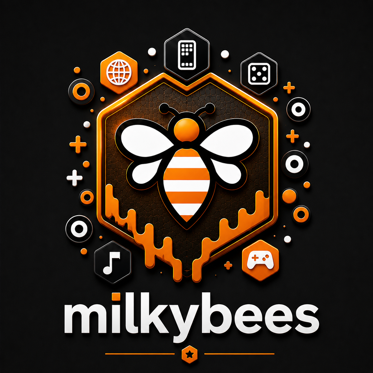 Milkybees app studio logo